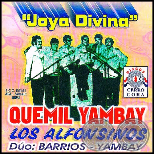 JOYA DIVINA - QUEMIL YAMBAY Y LOS ALFONSINOS - Año 1976
